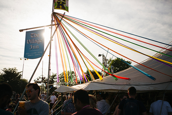 The Village Inn, one of Glastonbury's smaller venues